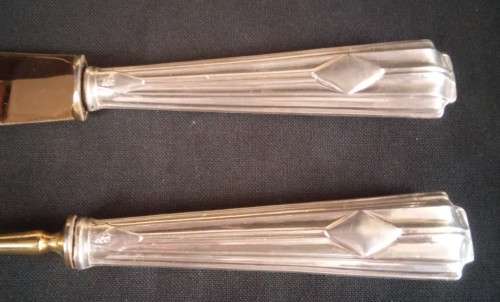 800 SILVER HANDLE SERVING SET