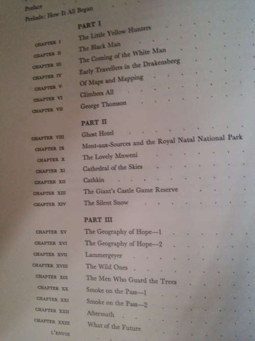 BARRIER OF SPEARS DRAMA OF THE DRAKENSBERG BY R.O. PEARSE - 1973