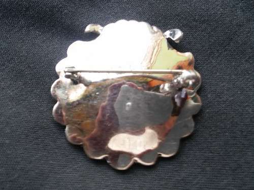 SILVER MARCASITE BROOCH