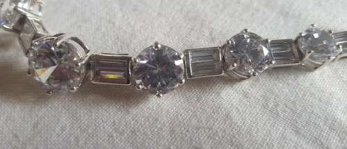 925 SILVER SILVER TENNIS BRACELET