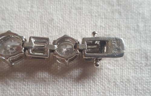 925 SILVER SILVER TENNIS BRACELET