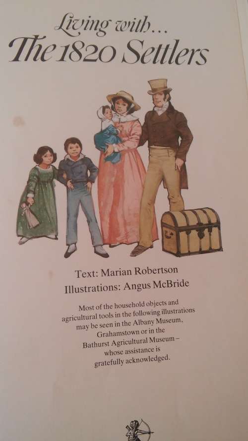 LIVING WITH THE 1820 SETTLERS