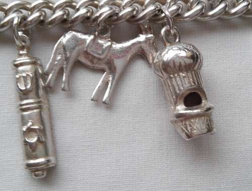 SILVER CHARM BRACELET (53.2GRAM)