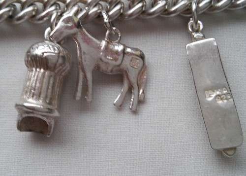 SILVER CHARM BRACELET (53.2GRAM)