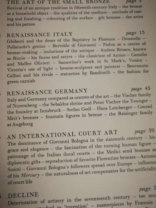 Book: Bronzes by Jennifer Montagu