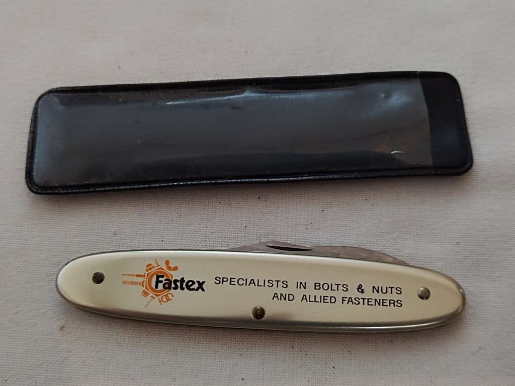 POCKET KNIFE: Wenger Delemont Switzerland Stainless Pocket knife: