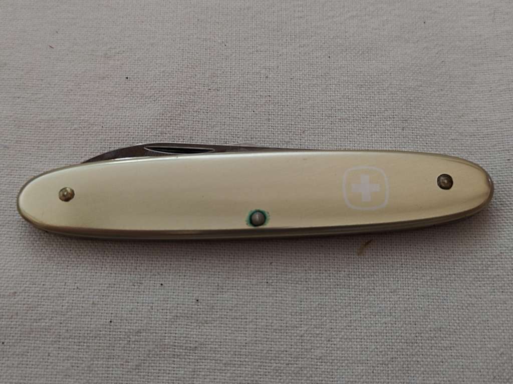 POCKET KNIFE: Wenger Delemont Switzerland Stainless Pocket knife:
