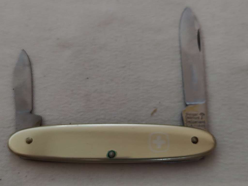 POCKET KNIFE: Wenger Delemont Switzerland Stainless Pocket knife: