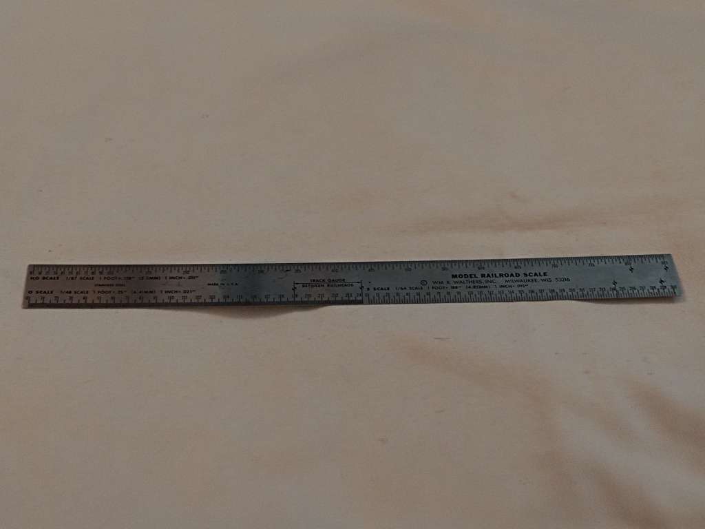 Model Railroad Scale ruler
