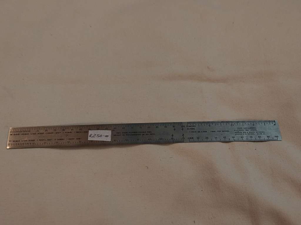Model Railroad Scale ruler