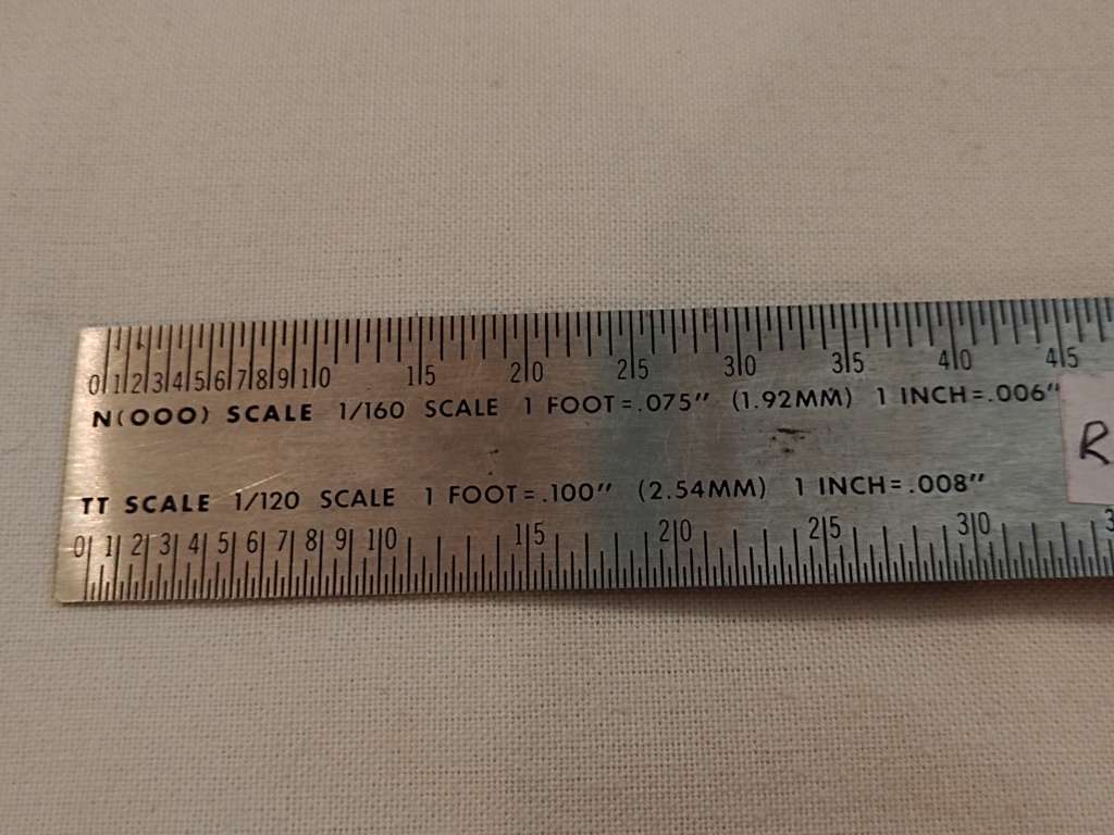 Model Railroad Scale ruler