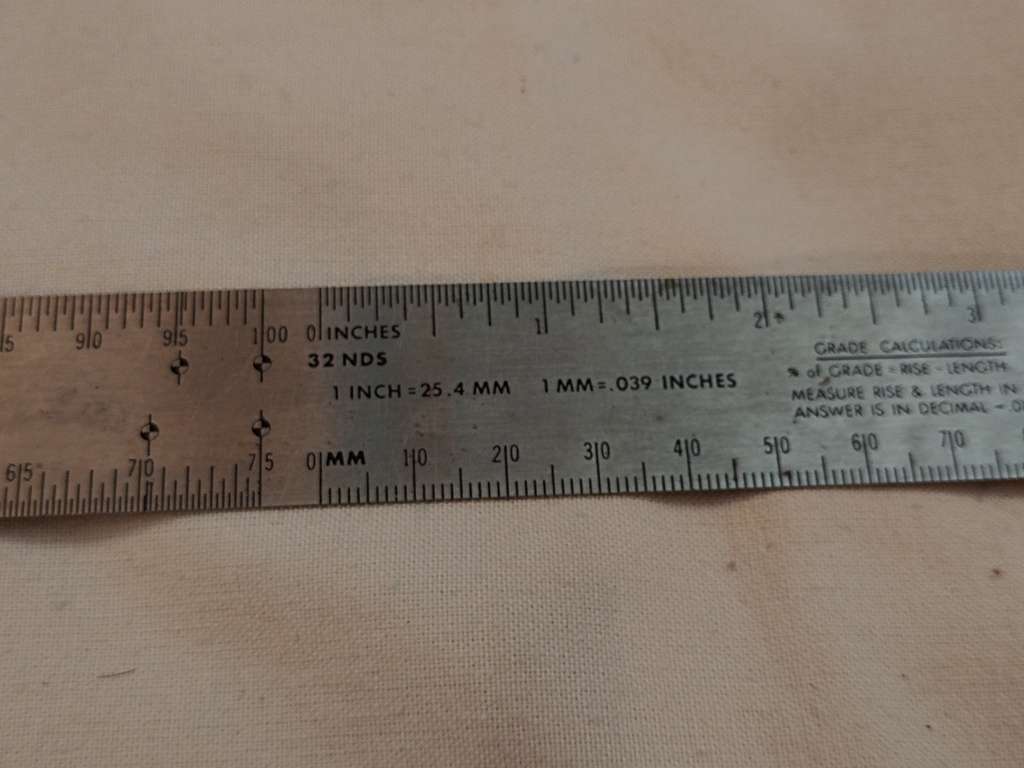 Model Railroad Scale ruler