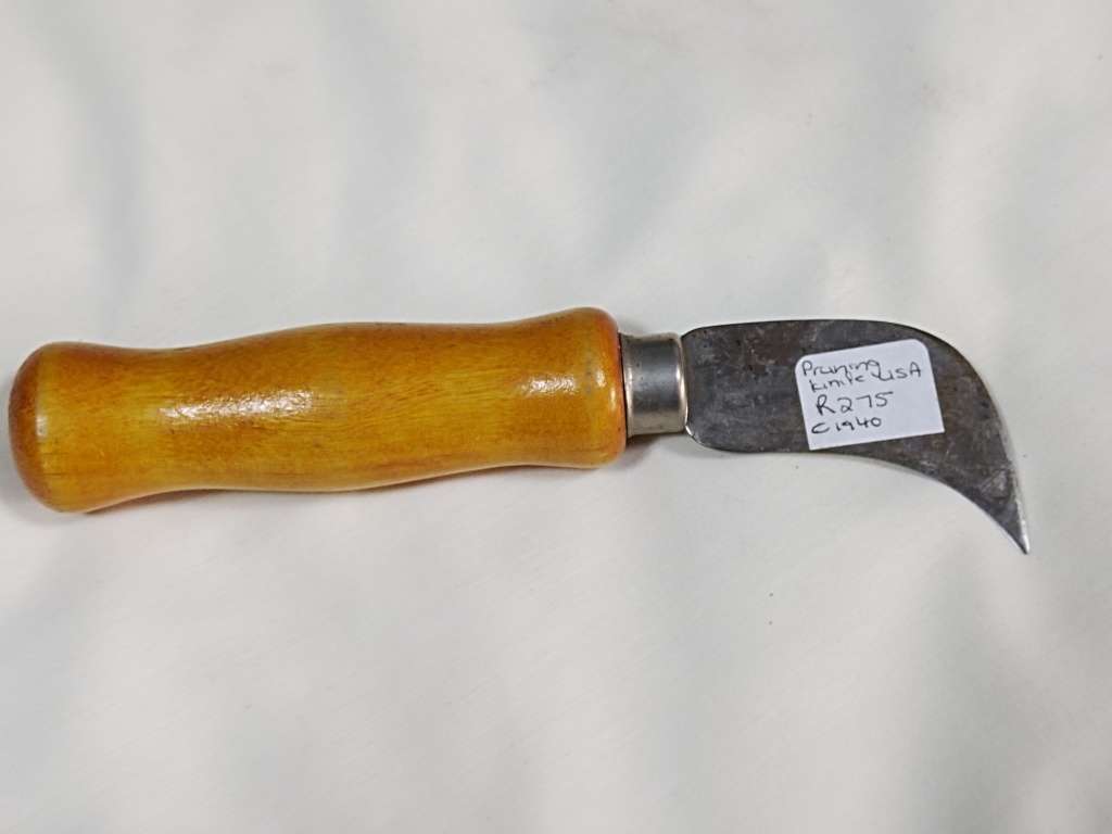 Super Hydex steel, Made in U.S.A. Pruning Knife Circa 1940