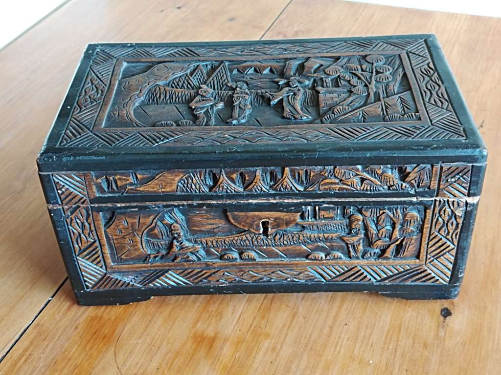 Oriental Wooden Jewelry box