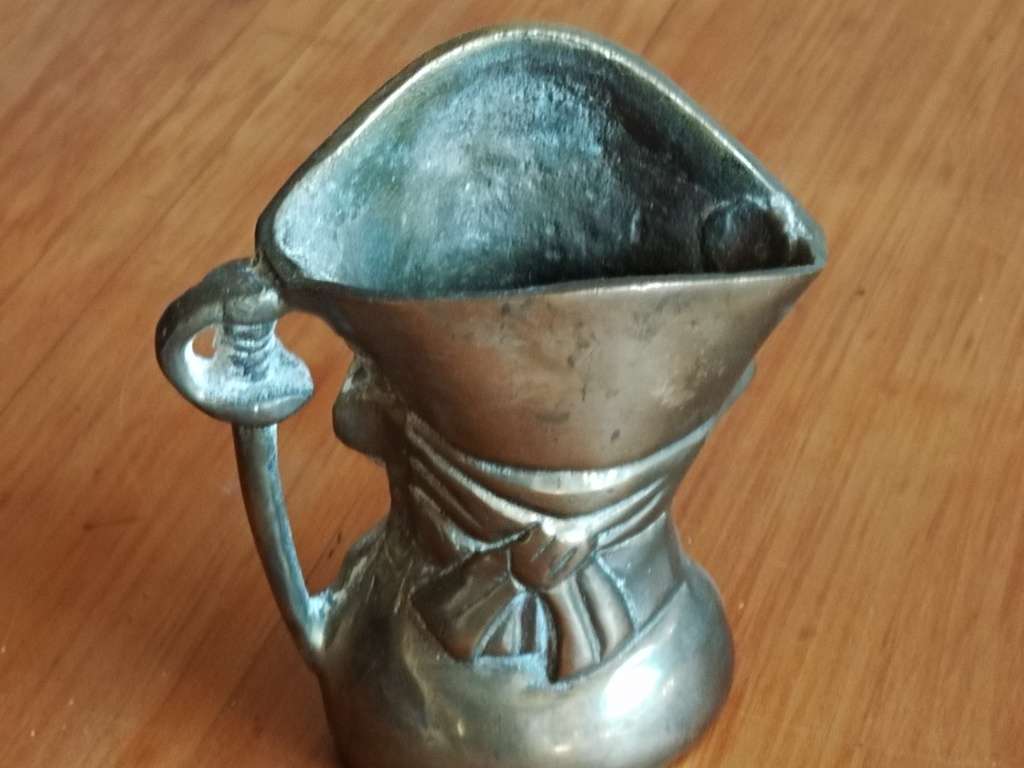 Brass Pirate Toby Jug