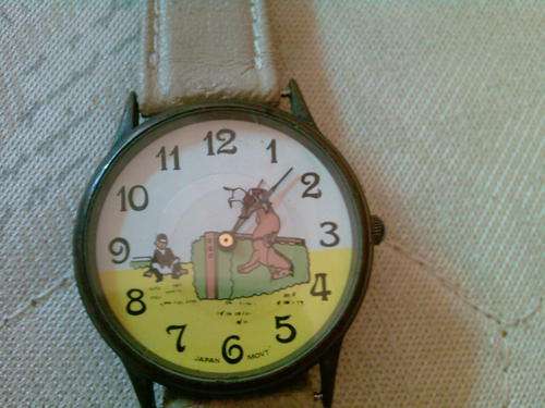 BOS OR GIRLS WATCH WITH HORSE SCENE