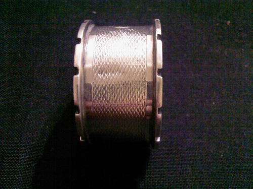 A HALLMARKED SILVER SERVIET RING (RD)
