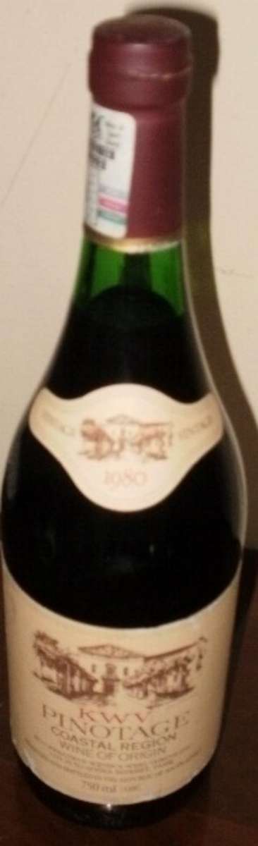 A VINTAGE 1980 KWV PINOTAGE