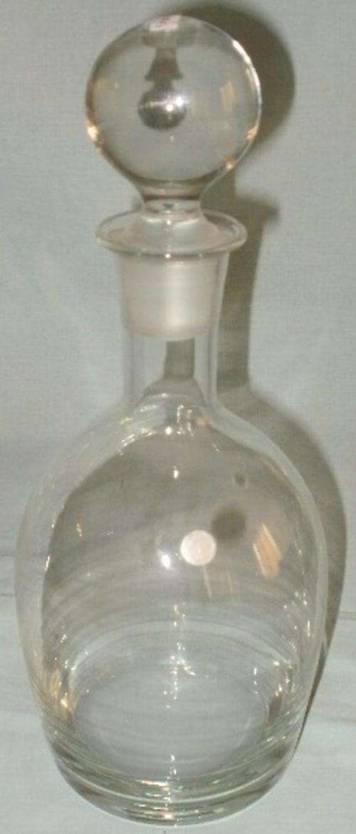 A GLASS DECANTER MADE IN POLAND