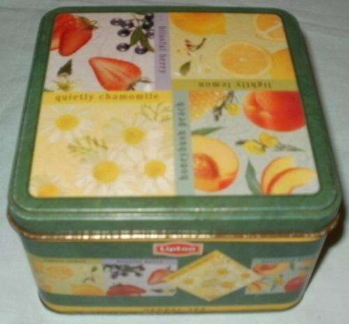 LIPTON HERBAL TEA TIN