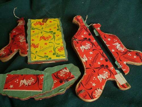 VINTAGE PAPER CHRISTMAS DECORATIONS