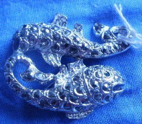 MARQUISITE PICES BROOCH