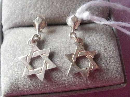 SILVER STAR EARINGS