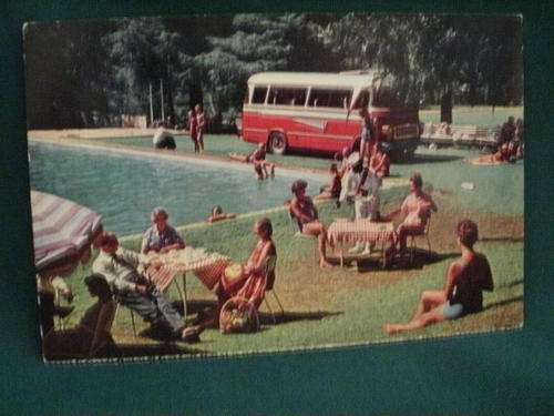 HOLIDAY RESORT NEAR JOHANNESBURG, VINTAGE POST CARD