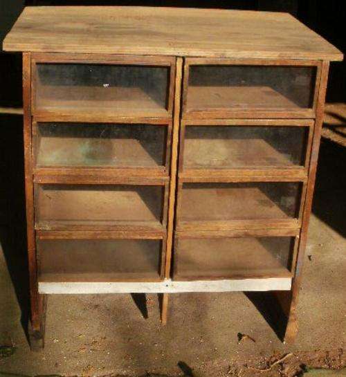 OLD CUPBOARD WITH 8 DRAWERS(TLC)