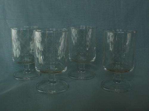 SET X4 SHERRY GLASSES