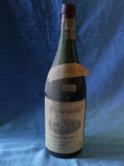 MEERENDAL SHIRAZ WINE - 1974