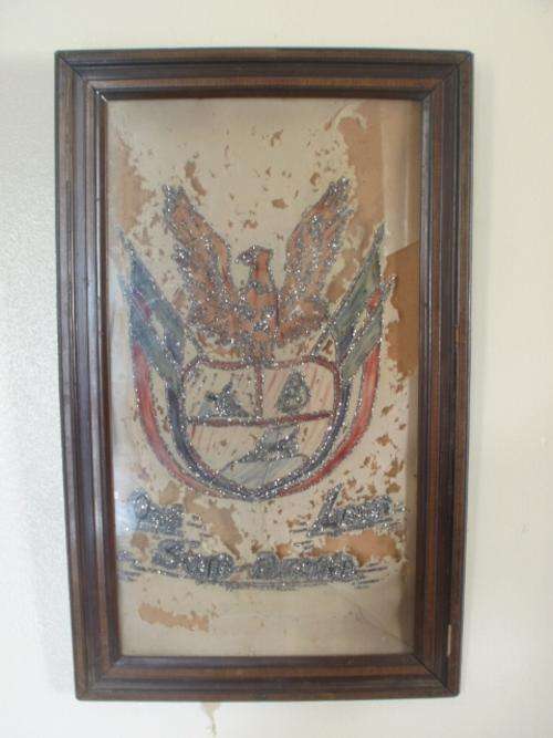 *****SPECIAL****  "ONS LAND SUID AFRIKA"( FRAMED VOLKS ART PIECE)