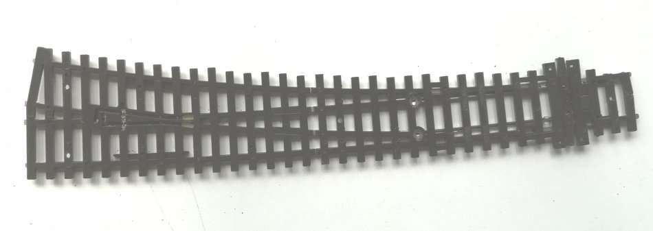 Peco SL-87 large radius L/H curved turnout