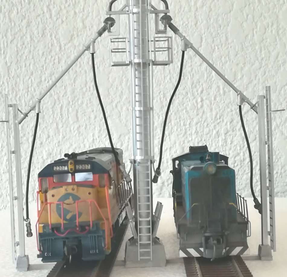 Diesel sanding tower