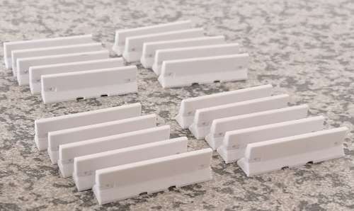 20 Jersey Barriers - HO