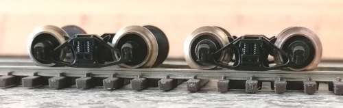 Bogie set with metal wheels (HO)