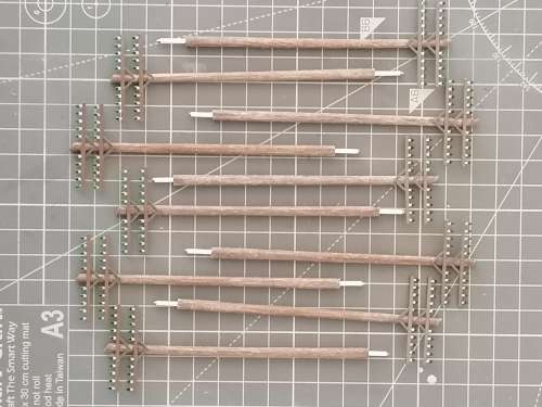 10 Telegraph poles (USA) (1:87)