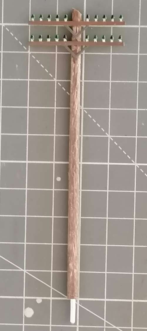 10 Telegraph poles (USA) (1:87)