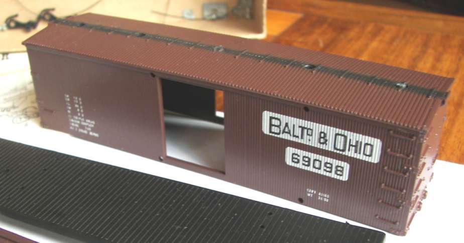 Roundhouse B&O freight car kit - unassembled (HO)