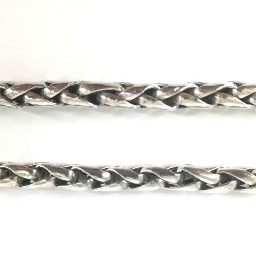 SILVER WHEAT LINK CHAIN