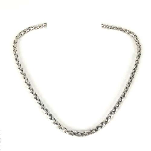 SILVER WHEAT LINK CHAIN