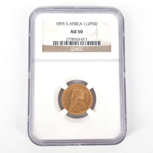 1895 SOUTH AFRICAN HALF POND