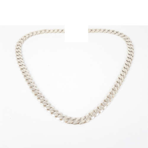 SILVER CURB LINK CHAIN