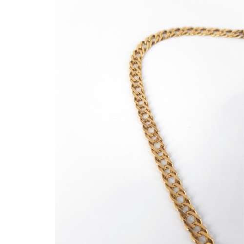 9ct Yellow Gold Double Curb Link Chain