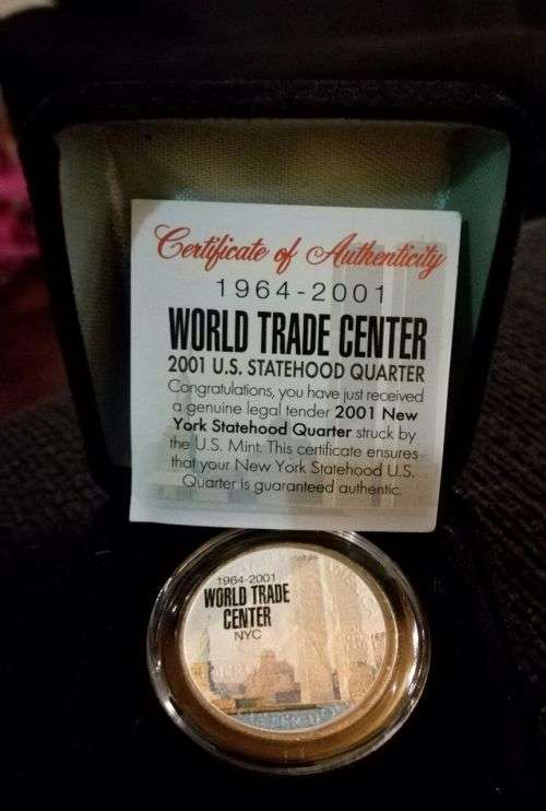 World Trade Centre - 10th Anniversaty 9/11 NY State Quarter