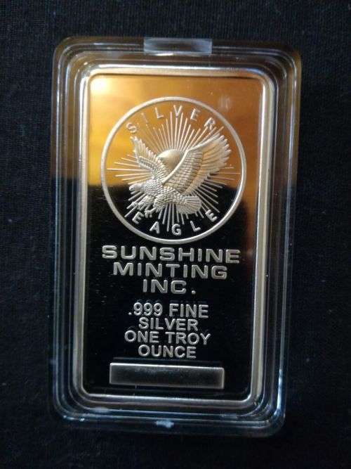 Silver Eagle Sunshine Minting inc .999 Fine Silver One Troy Ounce