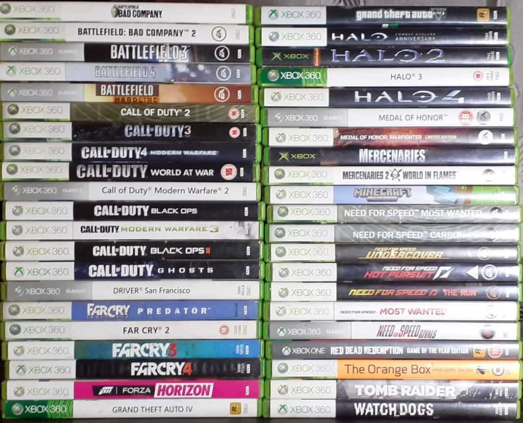 Xbox 360 500GB Console + Games Bundle