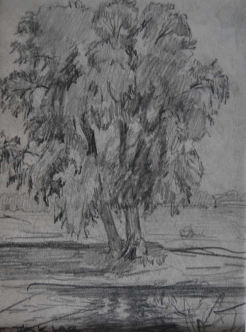 OTTO KLAR  "THREE (3) PENCIL DRAWINGS"