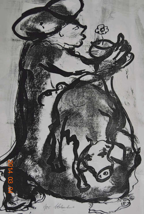 Frans Claerhout  `A Series of five limited edition hand signed `photo Litho`s numbered 1/25`