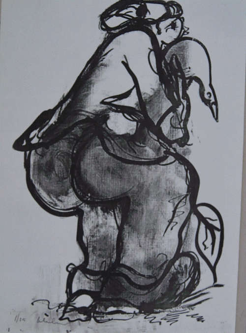 Frans Claerhout  `A Series of five limited edition hand signed `photo Litho`s numbered 1/25`